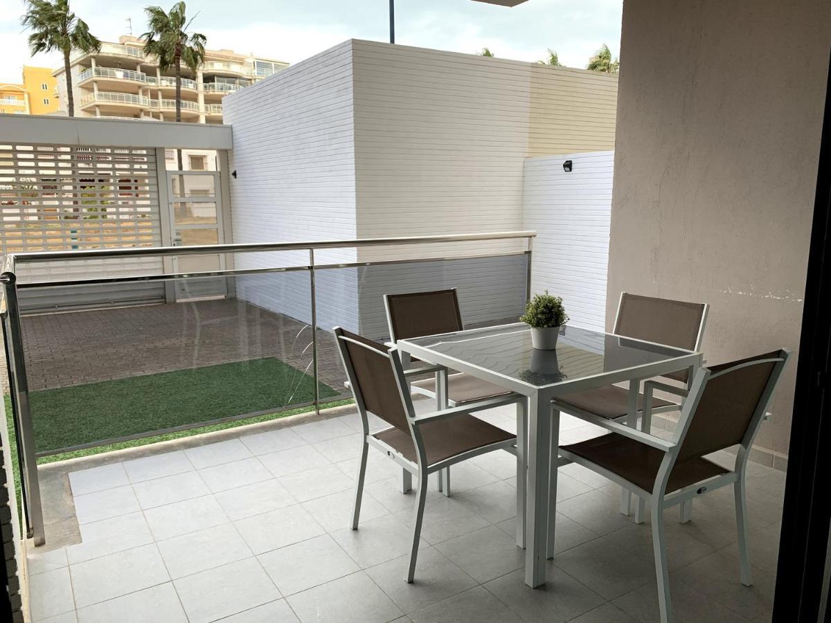 Peñíscola Apartamento Con Jardin En Primera Linea De Playa Con Parking Y Piscina מראה חיצוני תמונה